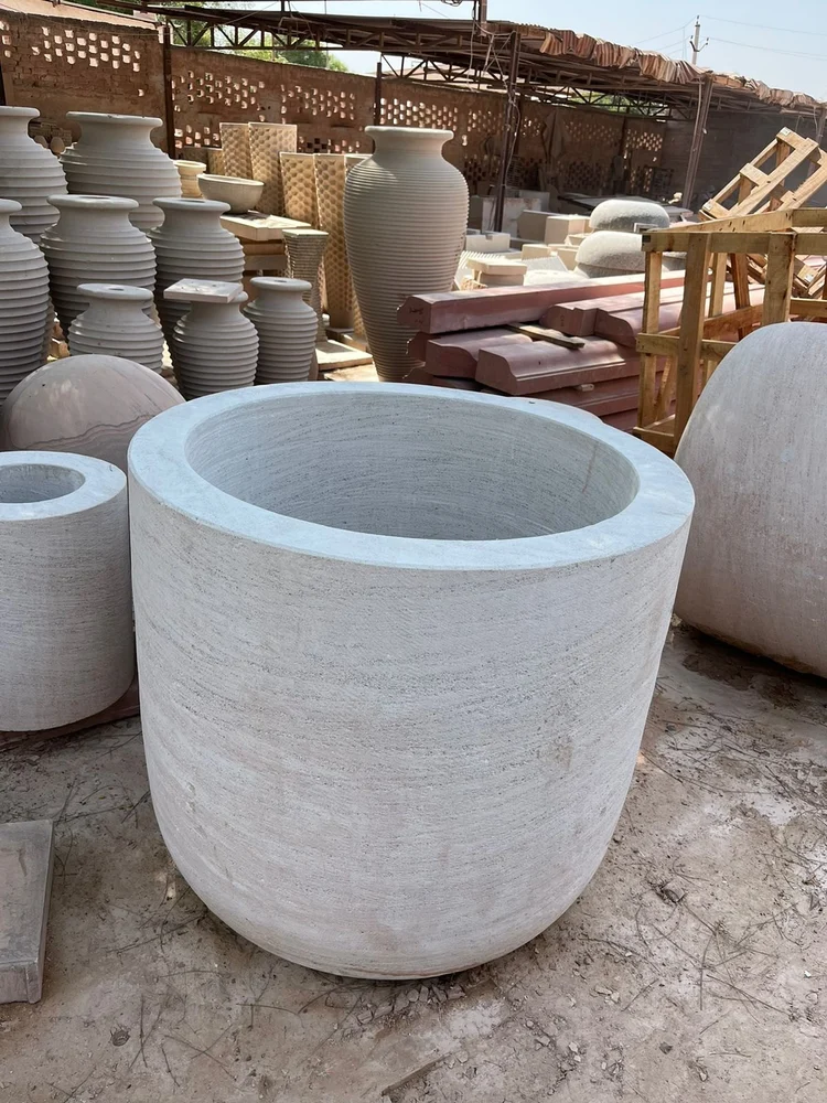 28 inch Stone Garden Planter